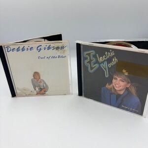Debbie Gibson CD Lot‎ Out of the Blue & Electric Youth 80s Pop Atlantic Records